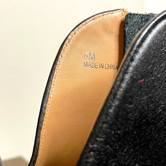 Paolo Westly Leather Booties in Black Women's Size 6 - Picture 7 of 8